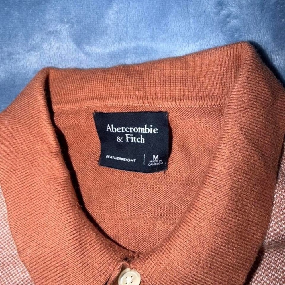 Abercrombie & Fitch Featherweight Retro Short Sleeve Bowling Shirt Mens size m‎ - Picture 2 of 6